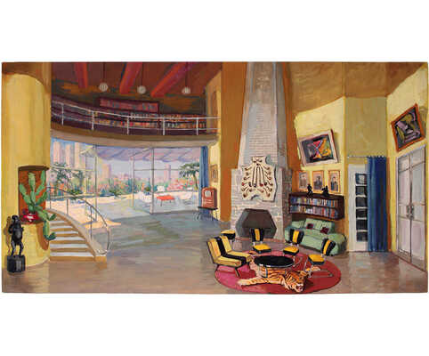 Трошина-Дейнеко Елена Николаевна. Лот из двух эскизов интерьеров